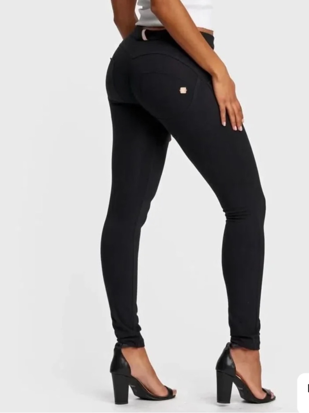 Freddy WR.UP Pants Black Skinny Push Up Shaping butt-lifting leggings Small